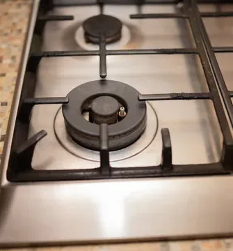 Kitchen before and after a deep clean — after