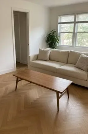 Living room before and after cleaning — after